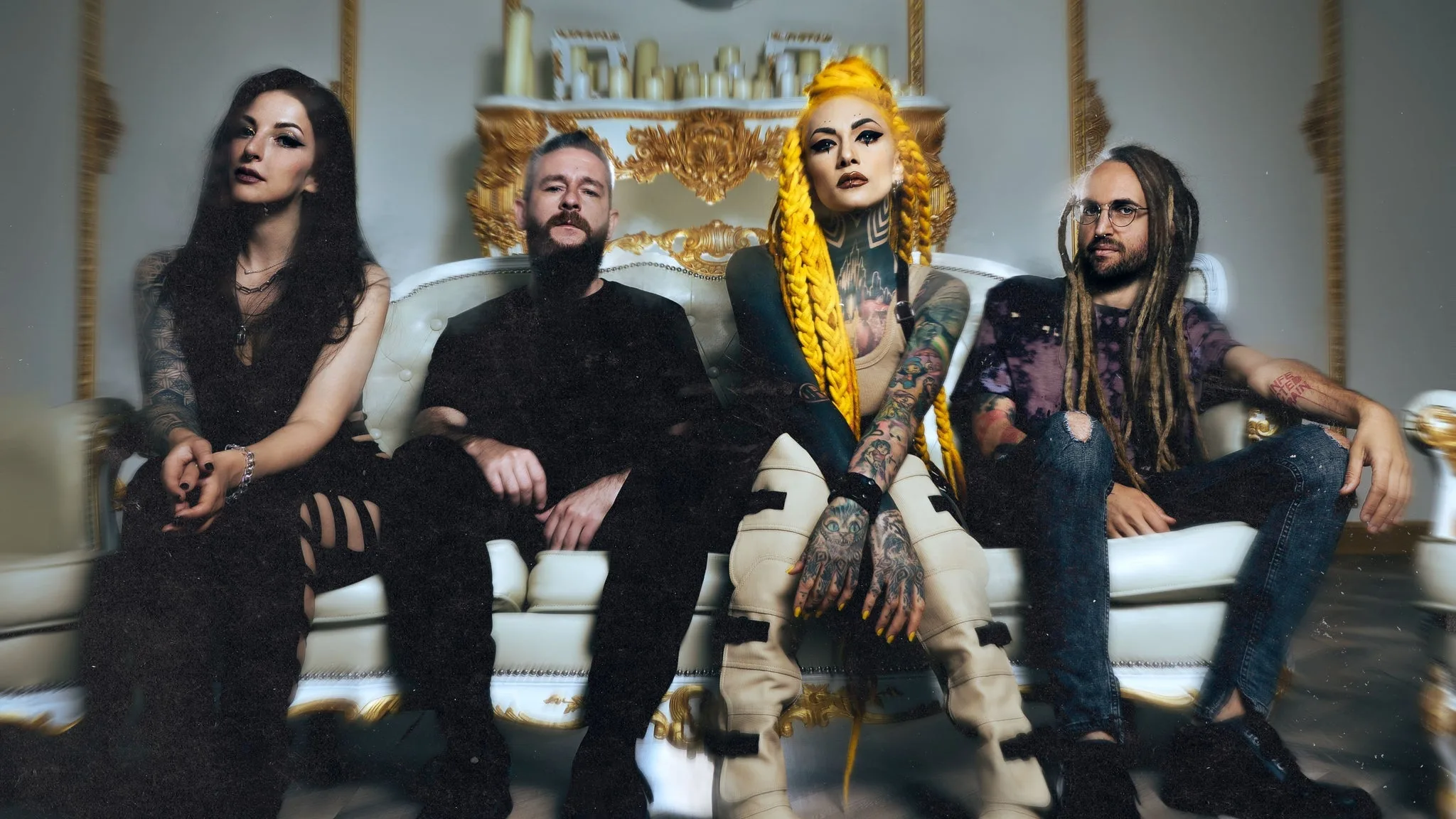 Infected Rain X Butcher Babies poster
