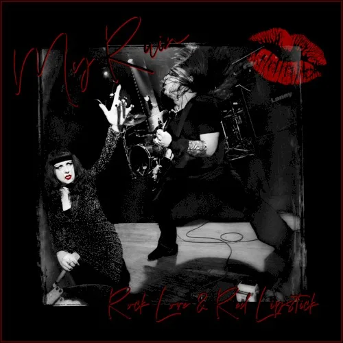 Rock Love & Red Lipstick background