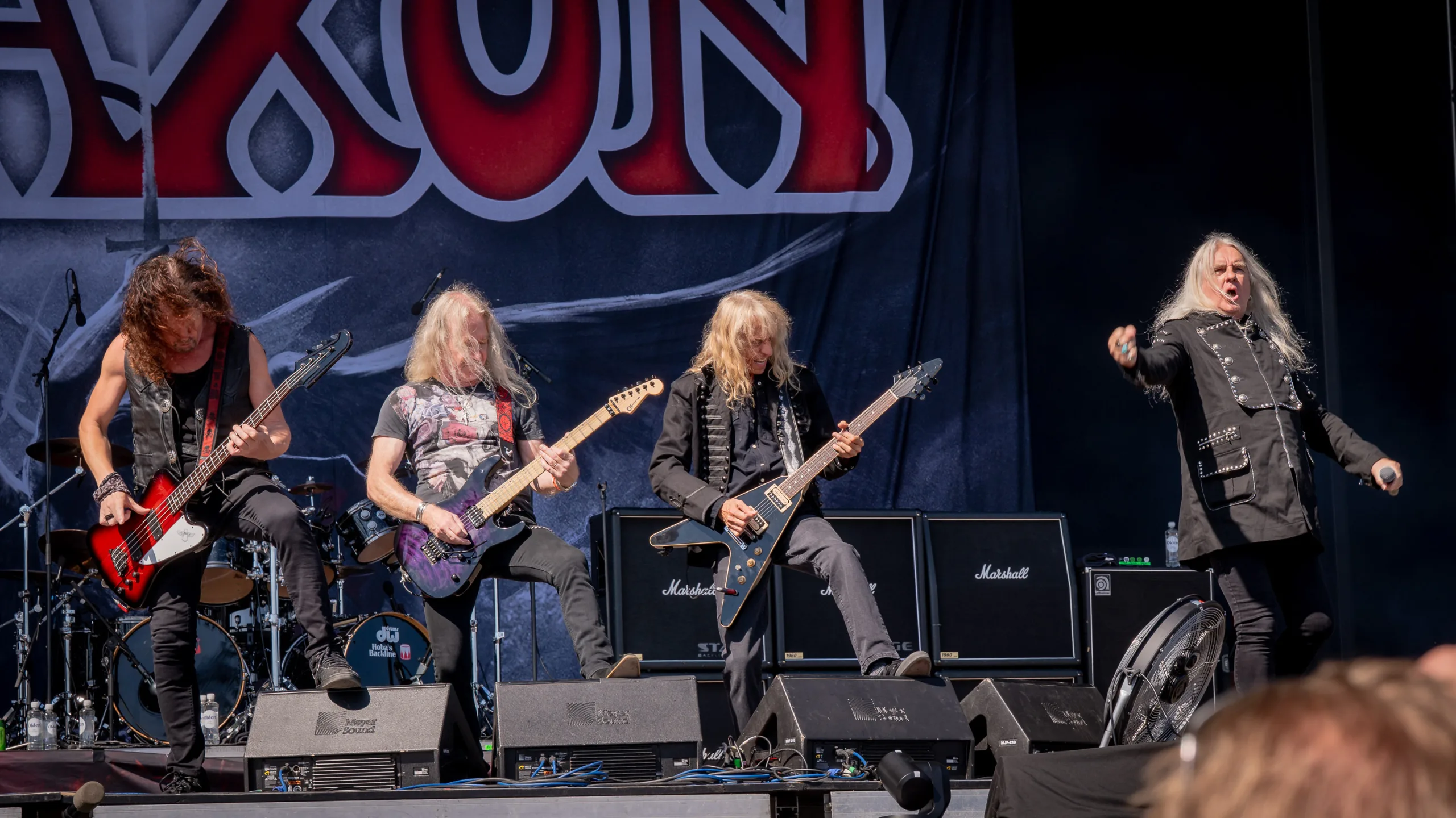 Saxon band photo