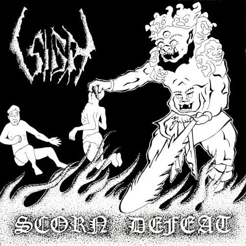 Scorn Defeat background